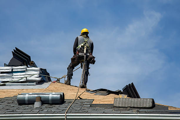 Professional Storm Damage Roof Repair technician working in Kingston, WA